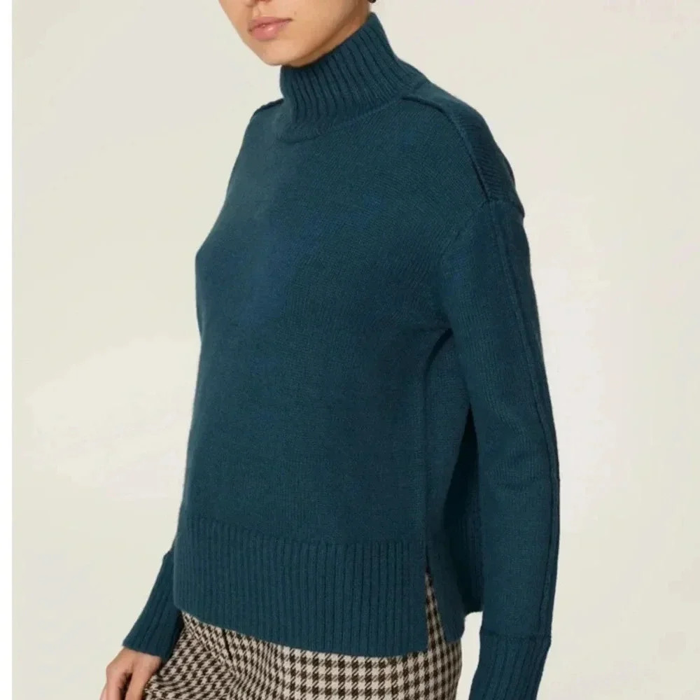 Jason Wu Collective turtleneck wool blend sweater size S